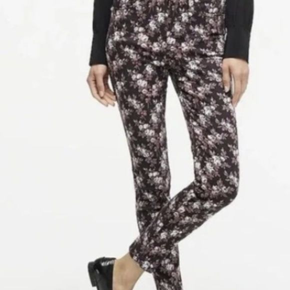 J. Crew Point Sur hightower straight jean - floral Size 30 - Picture 1 of 4